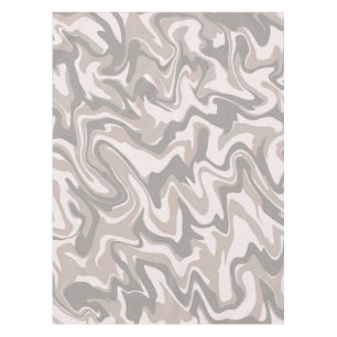 Mantel Hippie 70 Gray Marble Liquid Swirl Boho Patrón