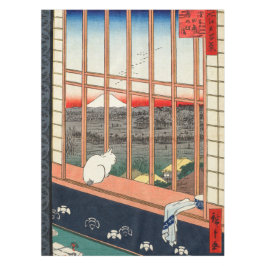 Mantel Hiroshige Utagawa - Campos de arroz de Asakusa