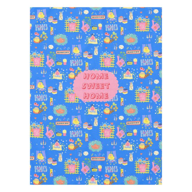 Mantel Hogar dulce personalizado (Anverso)