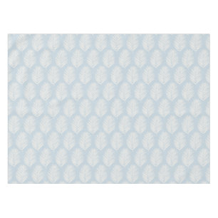 Mantel Hoja de palma crema y azul claro