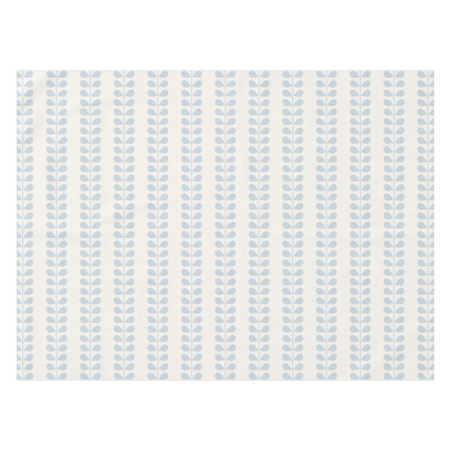 Mantel Hoja de raya azul claro (Frente (Horizontal))