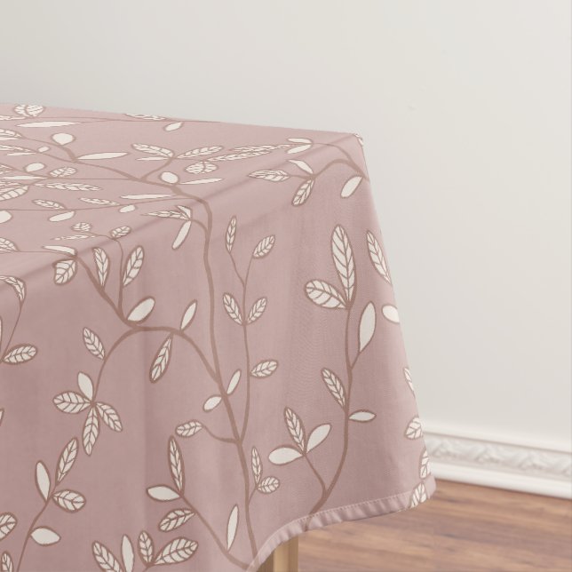 Mantel Hoja extendida rosa polvorienta arcilla suave (In Situ)