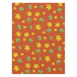 Mantel Hojas amarillas y verdes de otoño