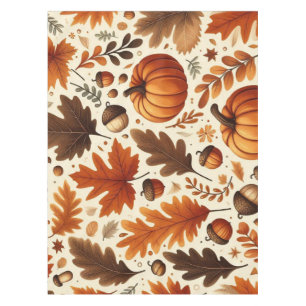 Mantel hojas/calabazas/bellotas clásicas Otoño