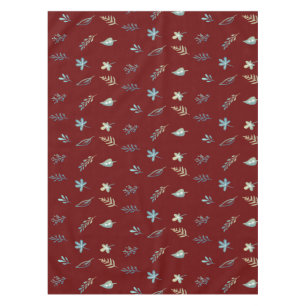 Mantel hojas de árbol botánico elegante simple acuarela a