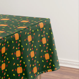 Mantel Hojas de caída de calabaza