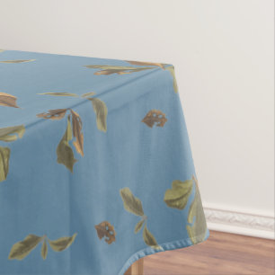 Mantel Hojas de color azul turbulento