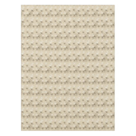 Mantel Hojas de Ginko marrones y blancas sobre beige