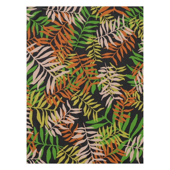 MANTEL HOJAS DE LA NATURALEZA DE LA SELVA (Anverso)
