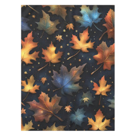 Mantel Hojas de otoño en un patrón de cielo stary