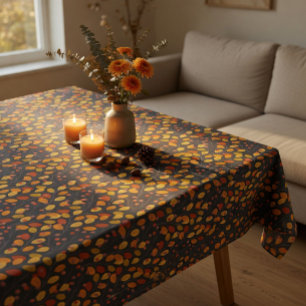 Mantel Hojas de Otoño y Bayas Patrón Continuo Otoño