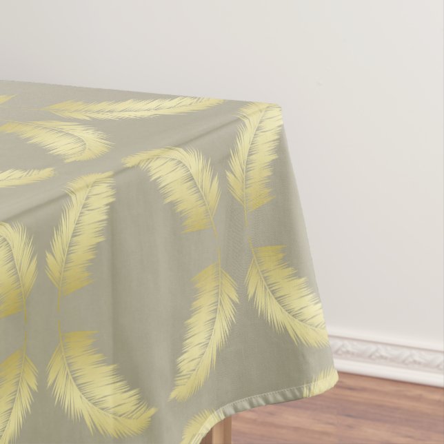 Mantel Hojas doradas de palma tropical (In Situ)