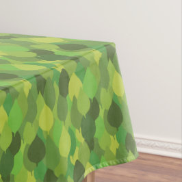 Mantel Hojas frondosas alegres - patrón de superficie sin