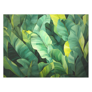 Mantel Hojas Tropicales Botánica Abstracta Jungla Natural