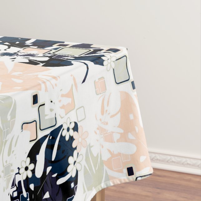 Mantel Hojas tropicales de selva sin foco monstera palmab (In Situ)