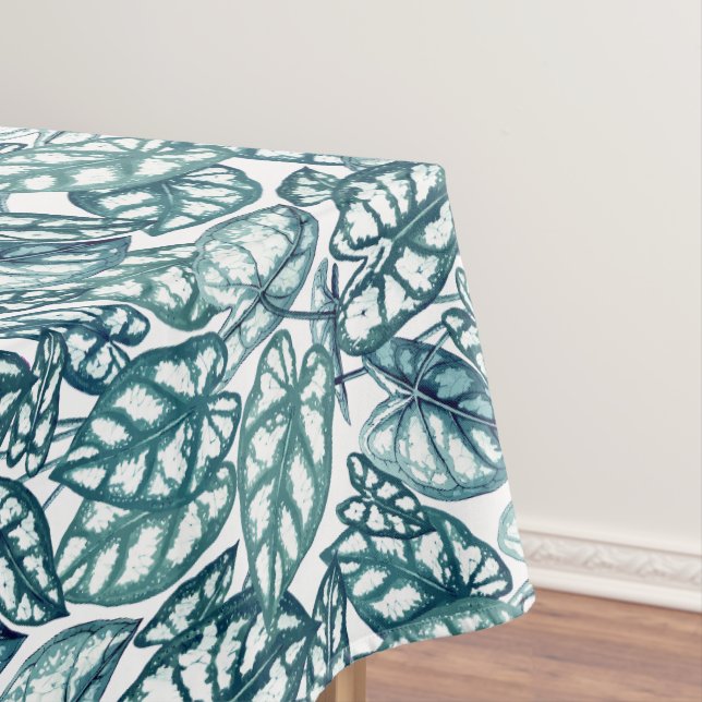 Mantel Hojas tropicales Verde azuladas azules (In Situ)