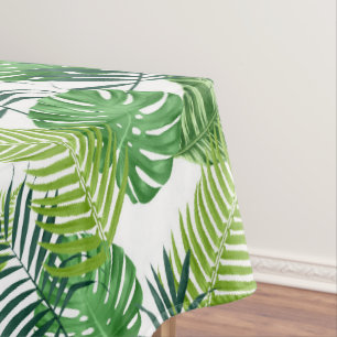 Mantel Hojas tropicales verdes