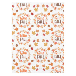 Mantel Hola Otoño El Otoño Deja Un Patrón Sin Maravillas