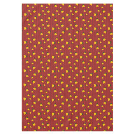 Mantel Holiday Red Gold Stripe Bells Christmas