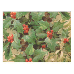Mantel Holly Tree Navidades Holiday Vintage