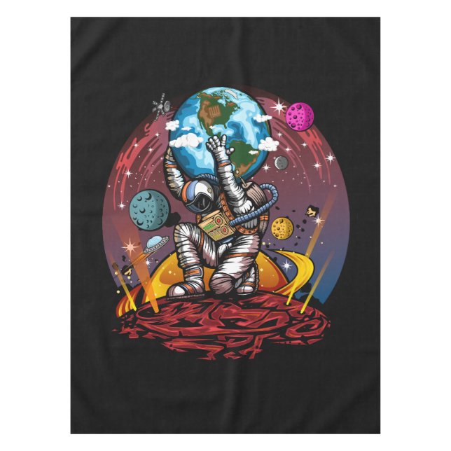 Mantel Hombre del espacio de Atlas (Anverso)