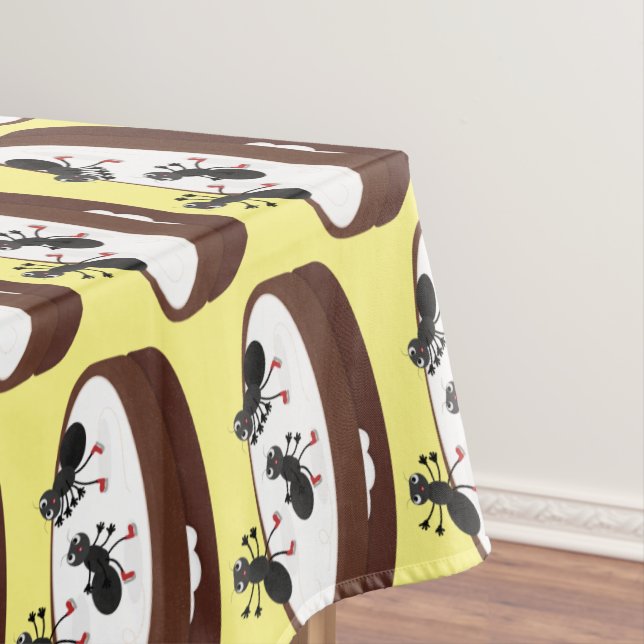 Mantel Hormigas felices patinando hielo en personalizado  (In Situ)