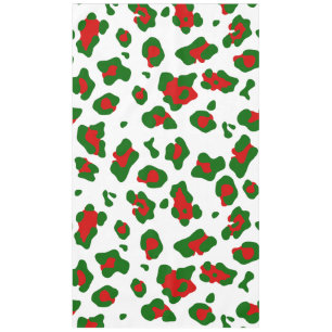 Mantel huella animal leopardo de los navidades feos