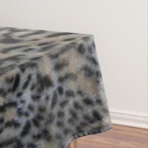 Mantel Huella de imitación de piel de leopardo