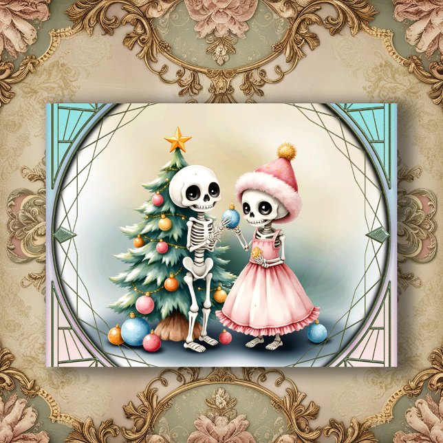 Mantel Huesos, baubles y un poco de magia (Subido por el creador)