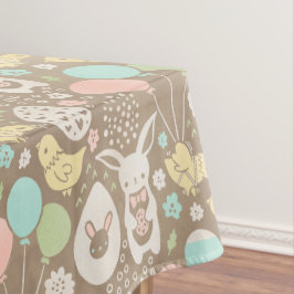 Mantel Huevos de conejo vintage chichas Pastel Brown Pasc