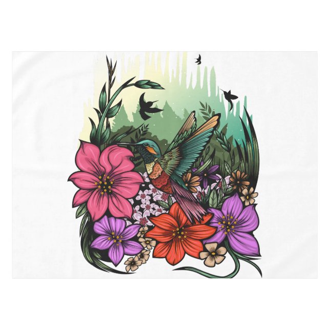 Mantel Hummingbird Garden (Frente (Horizontal))