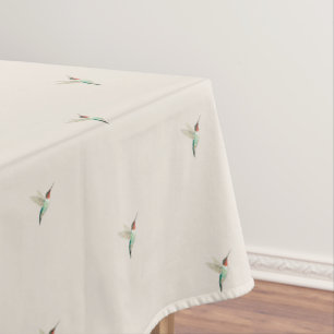 Mantel Hummingbirds beige y gaviota