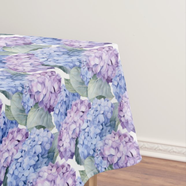 Mantel Hydrangea Cotton Tablecloth (In Situ)