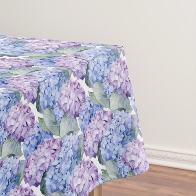 Mantel Hydrangea Cotton Tablecloth (In Situ)
