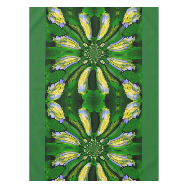 Mantel Hydrangea Flower Swirl Tablecloth (Anverso)