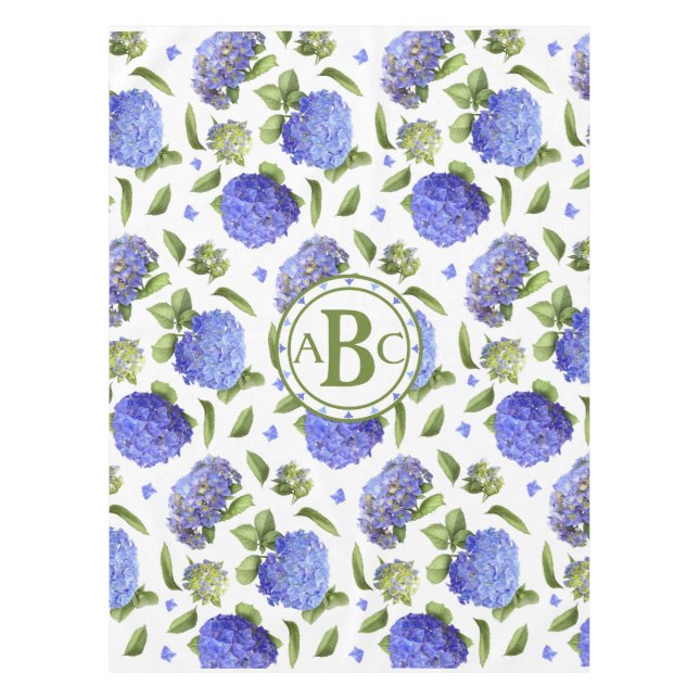 Mantel Hydrangeas Blue (Anverso)