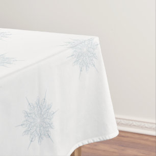Mantel Ice Blue Elegant Snowflake Winter
