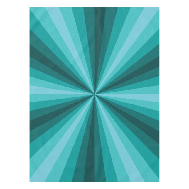 Mantel Ilusión óptica Aqua Tablecloth (Anverso)