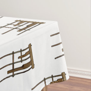 Mantel Ilustracion de Angklung personalizado
