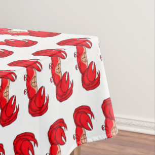 Mantel Ilustracion de cangrejo rojo