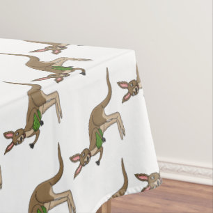 Mantel Ilustracion de canguro australiano bastante feliz