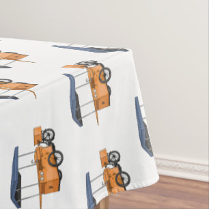 Mantel Ilustracion de carrito de comida para bicicletas p