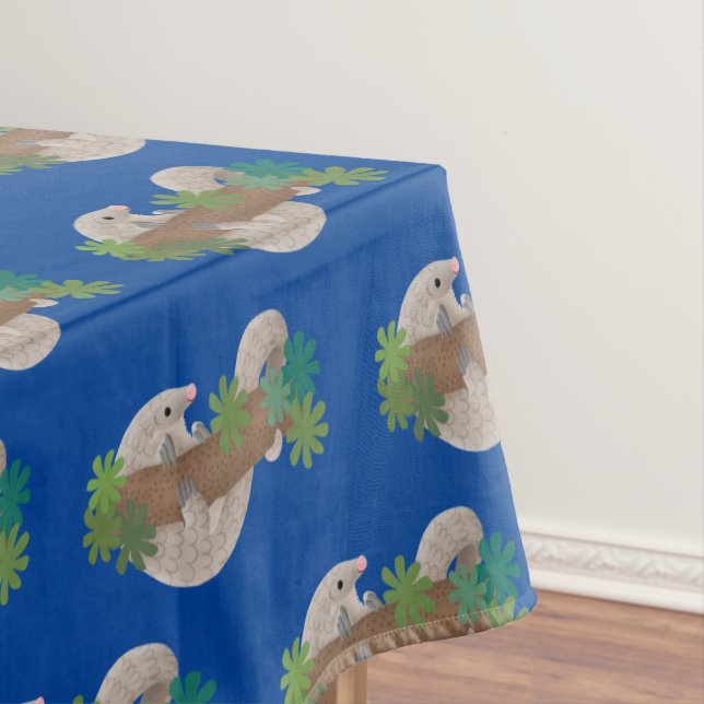 Mantel Ilustracion de hormigón de pangolin feliz (In Situ)