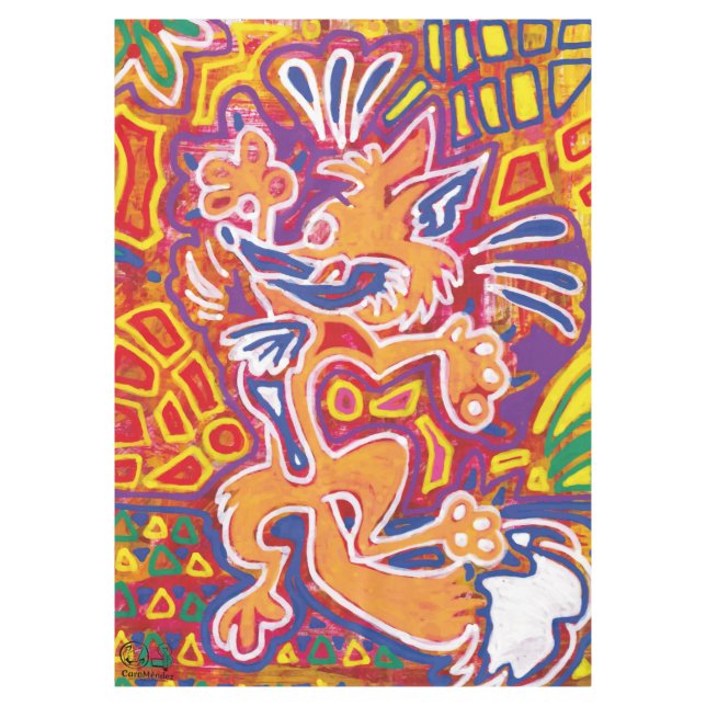 Mantel Ilustración de Mola2 (Anverso)