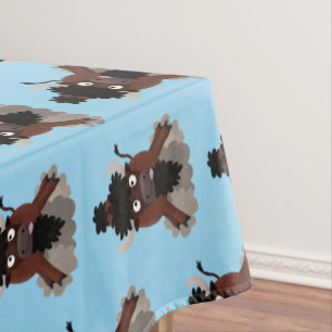 Mantel Ilustracion de personalizado de bisontes búfalos d