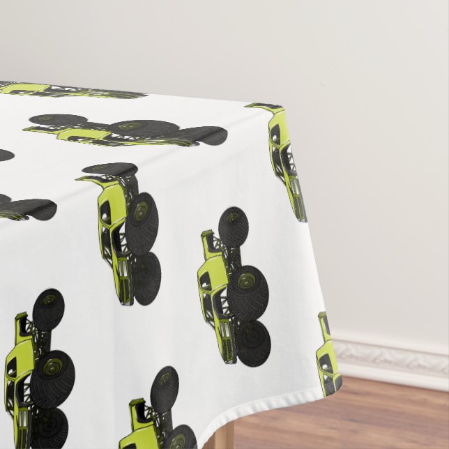 Mantel Ilustracion de personalizado de camión de monstruo (In Situ)