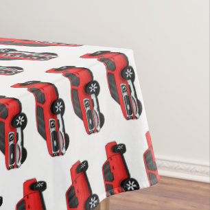Mantel Ilustracion de personalizado de camioneta roja