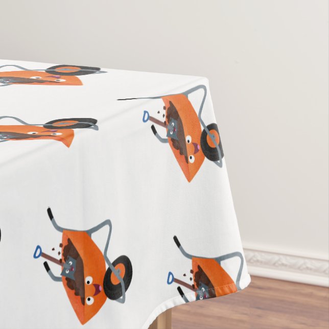 Mantel Ilustracion de personalizado de carretilla naranja (In Situ)