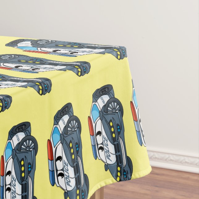 Mantel Ilustracion de personalizado de coche de policía f (In Situ)