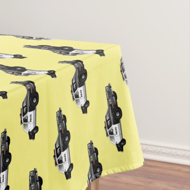 Mantel Ilustracion de personalizado de coches de policía (In Situ)